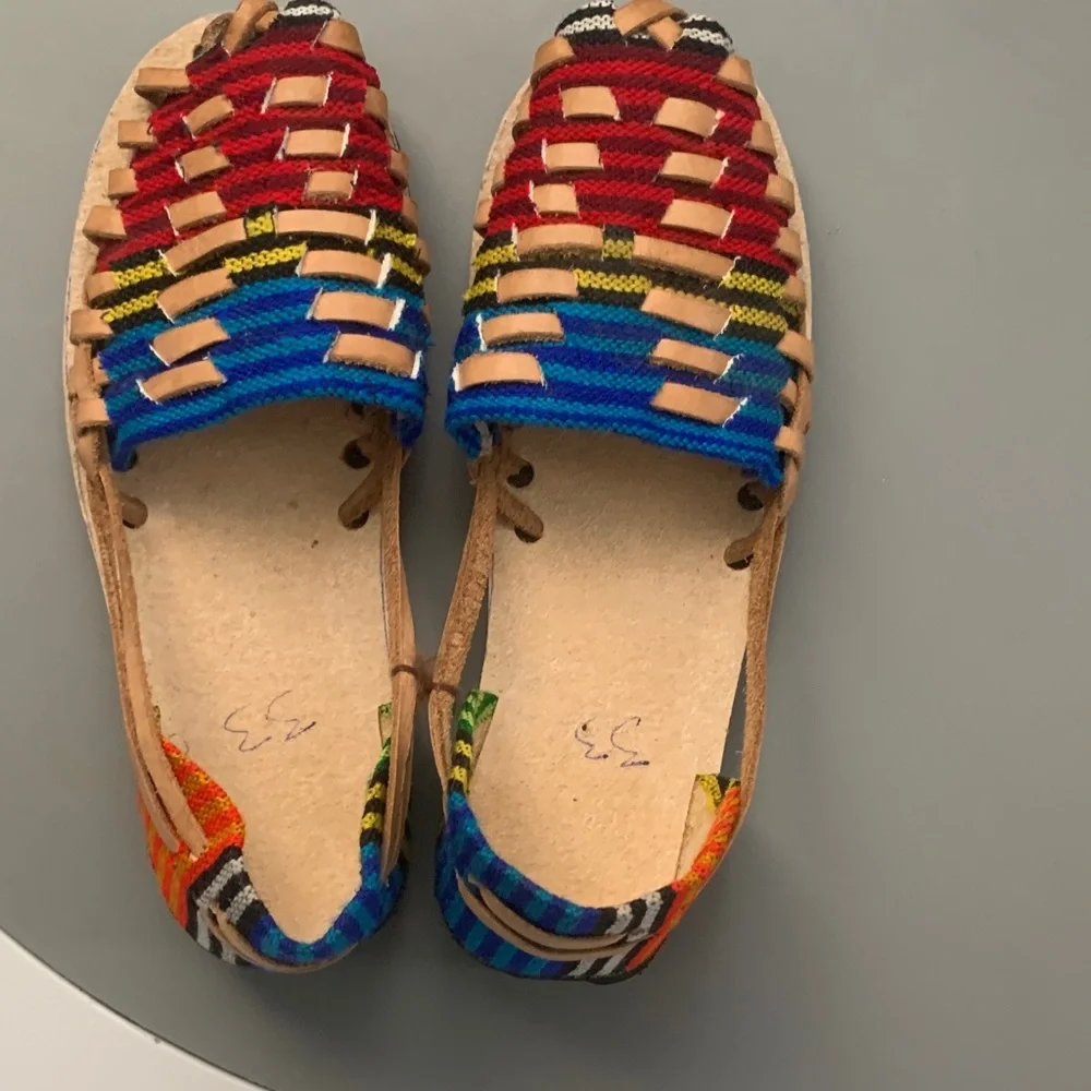 Tradicional shoes Colorful Woven Girl Sandals